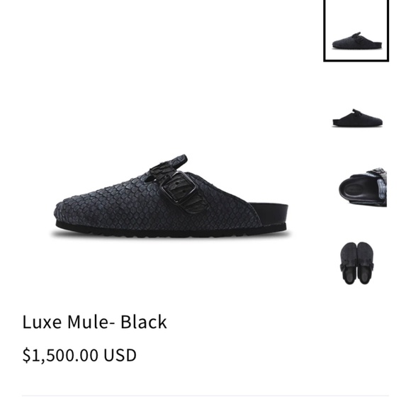 The Surgeon Men’s Python Clog - Picture 3 of 5